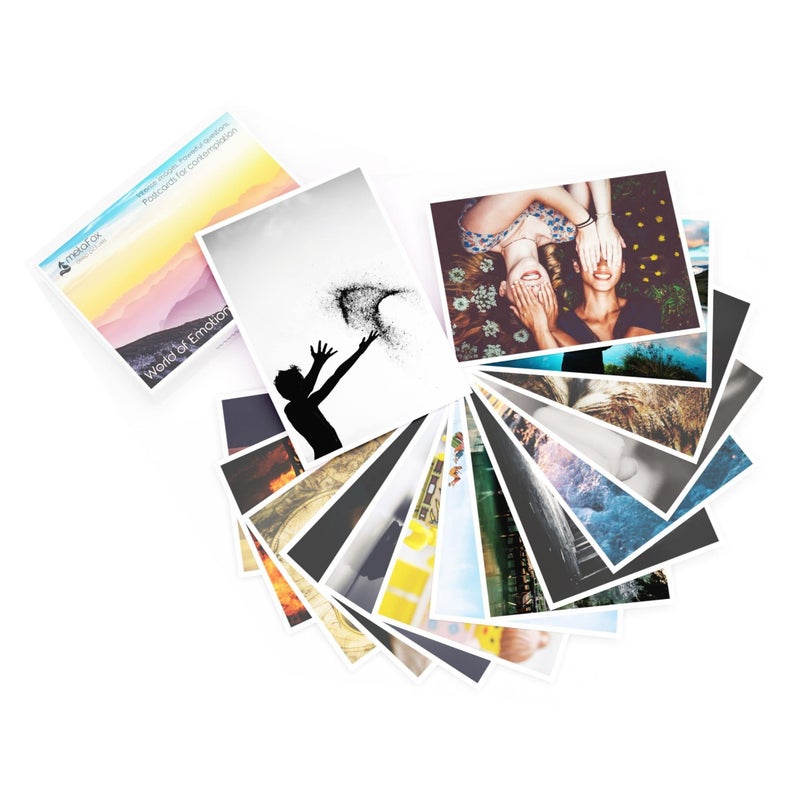 metaFox â€˜World of Emotionsâ€™ Coaching Cards | 52 Emotion Picture Cards for Coaching & Therapy | Master Your Emotions & Build Emotional Intelligence - Image 2